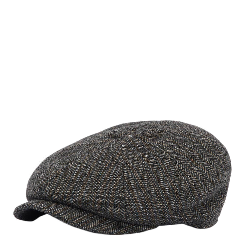 Barbour Fyne Tweed Baker Boy Cap